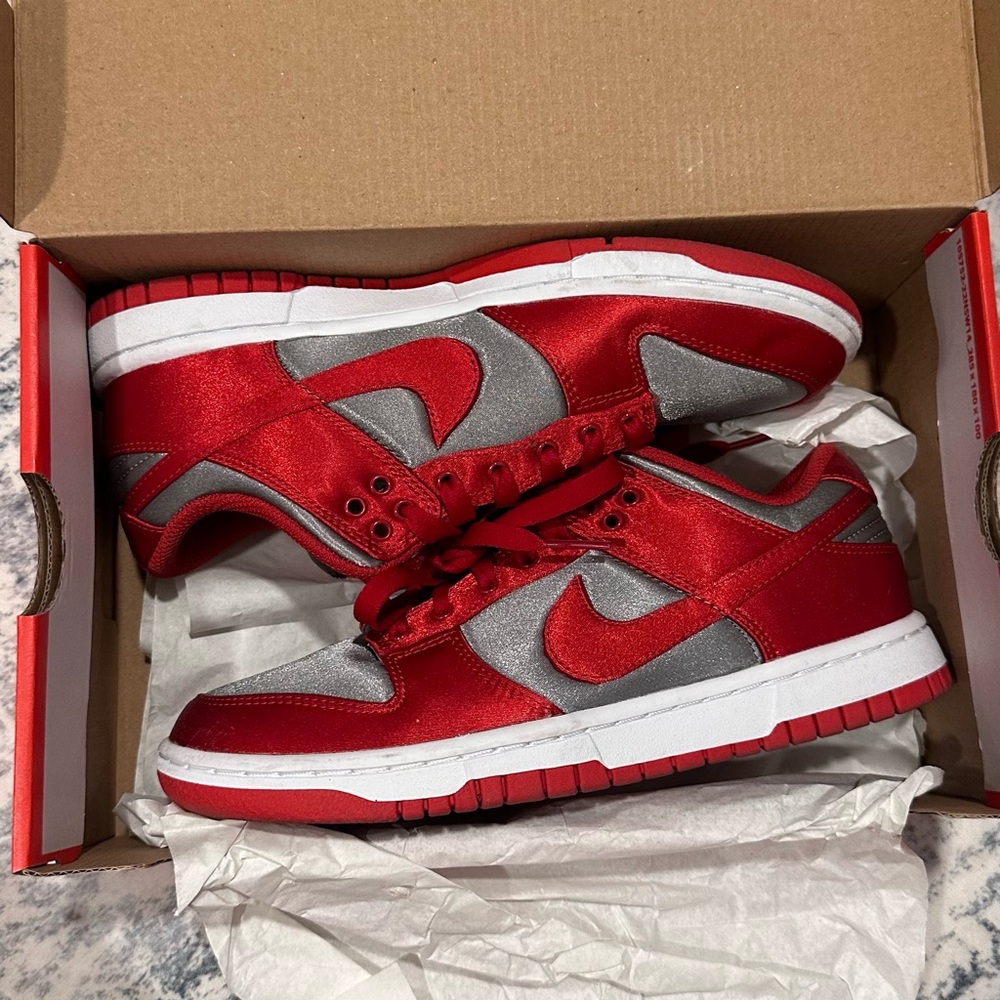 Women’s nike dunk low unlv satin